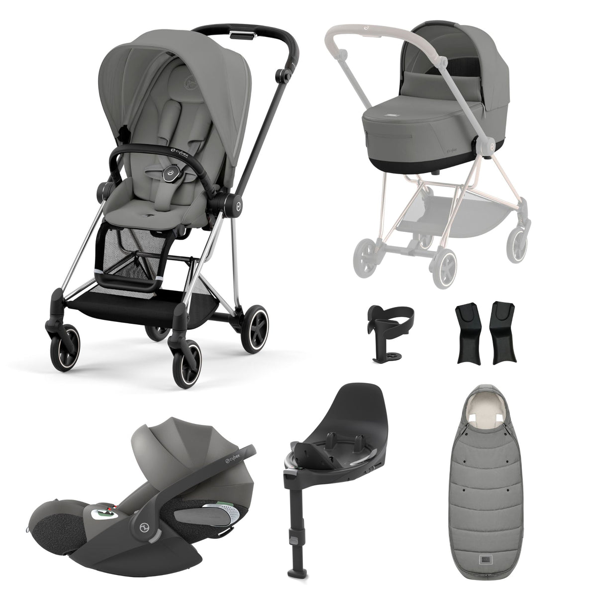 cybex mios ferrari silver grey Cybex Mios Travel System