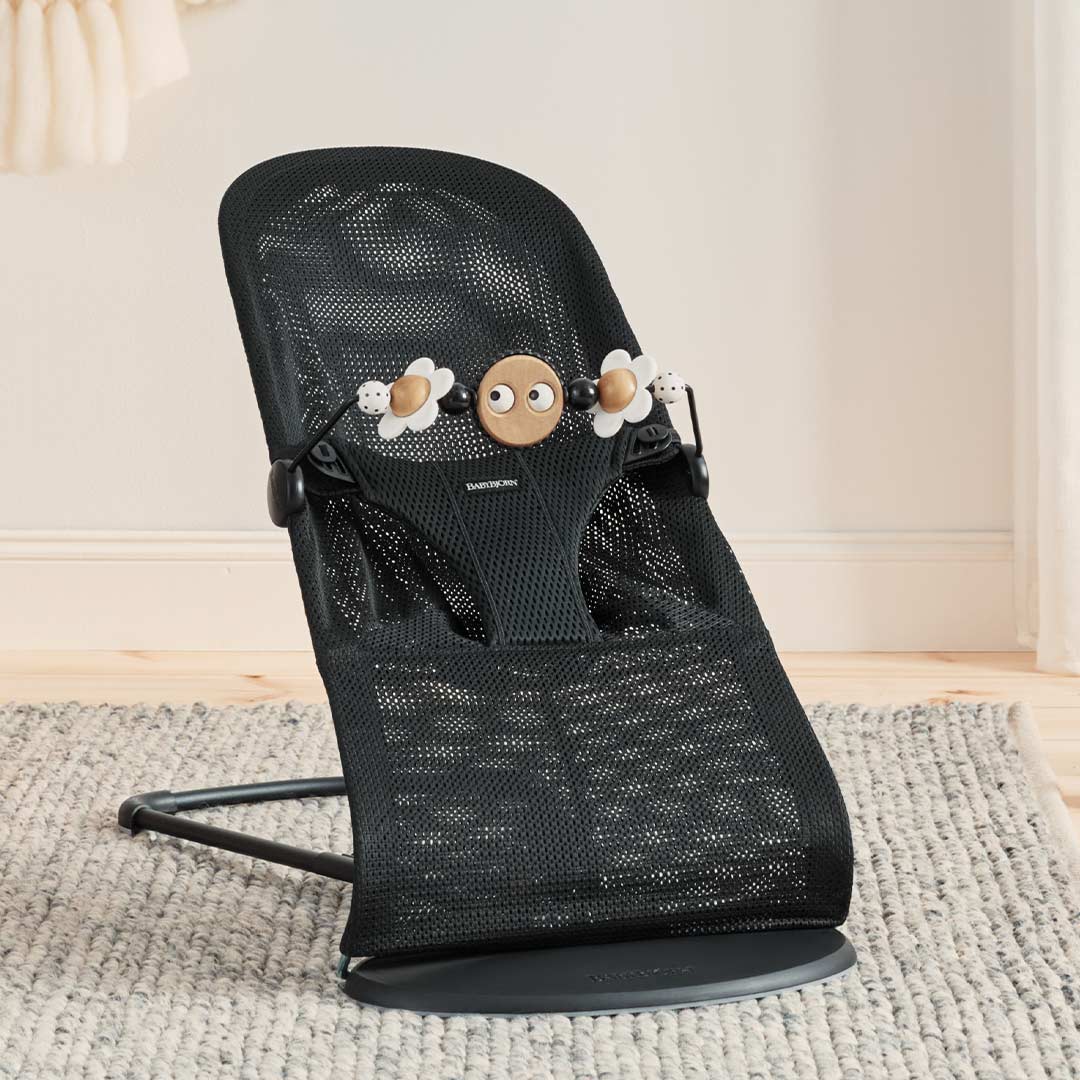 BabyBjorn Bouncer Toy Googly Eyes Black + White