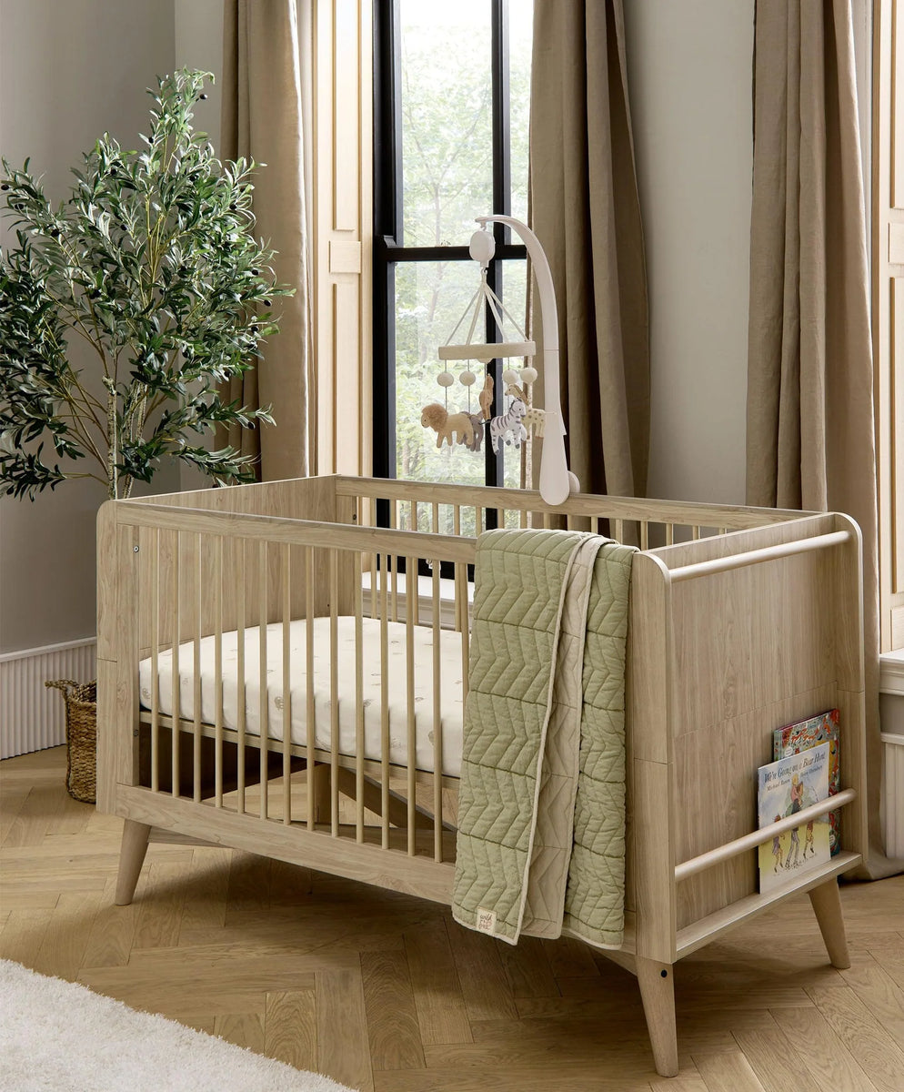 Mamas Papas Coxley 2 Piece Furniture Set Natural Olive Green