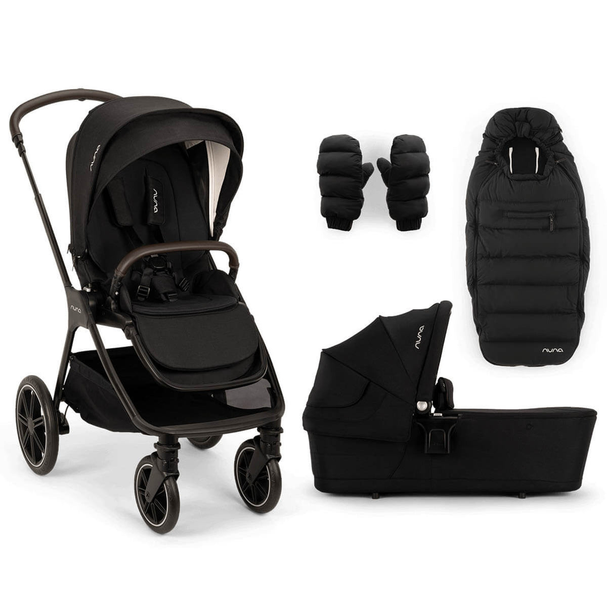 nuna stroller gloves Nuna Triv LX Stroller All Season Bundle