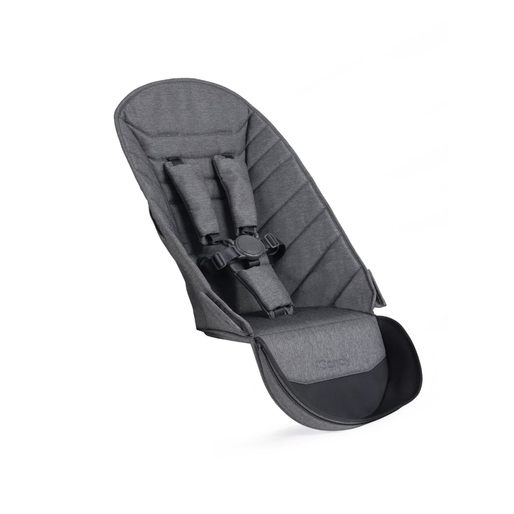 iCandy Peach 6 2nd Seat Fabric - Dark Grey Twill