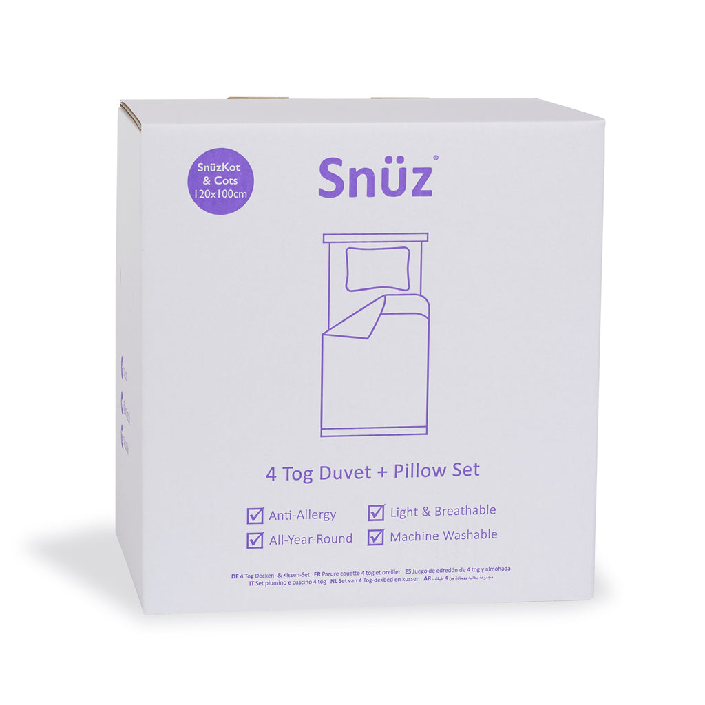 Snuz Cot Duvet and Pillow Bundle - Beautiful Bambino