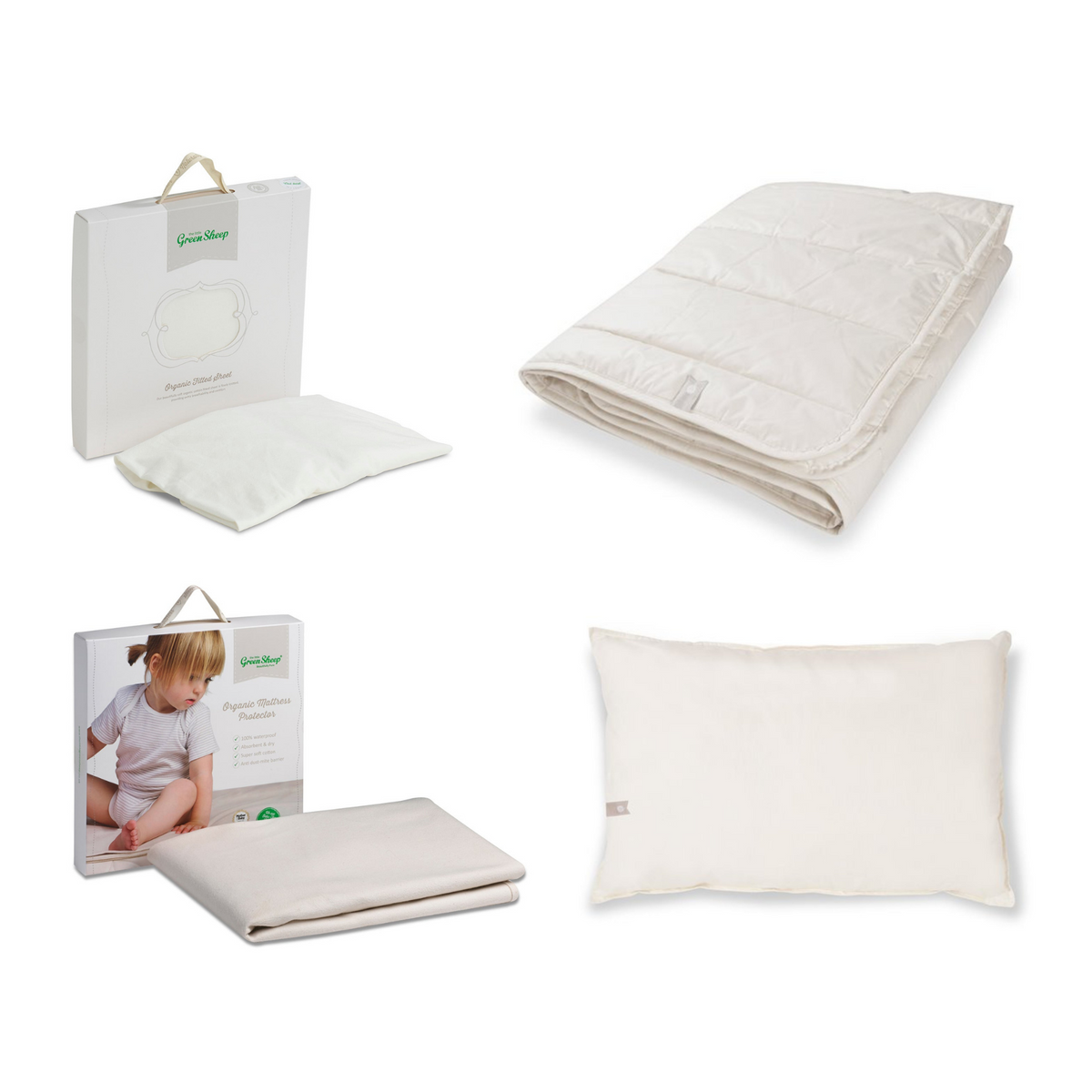 The Little Green Sheep Starter Set Cot Bed