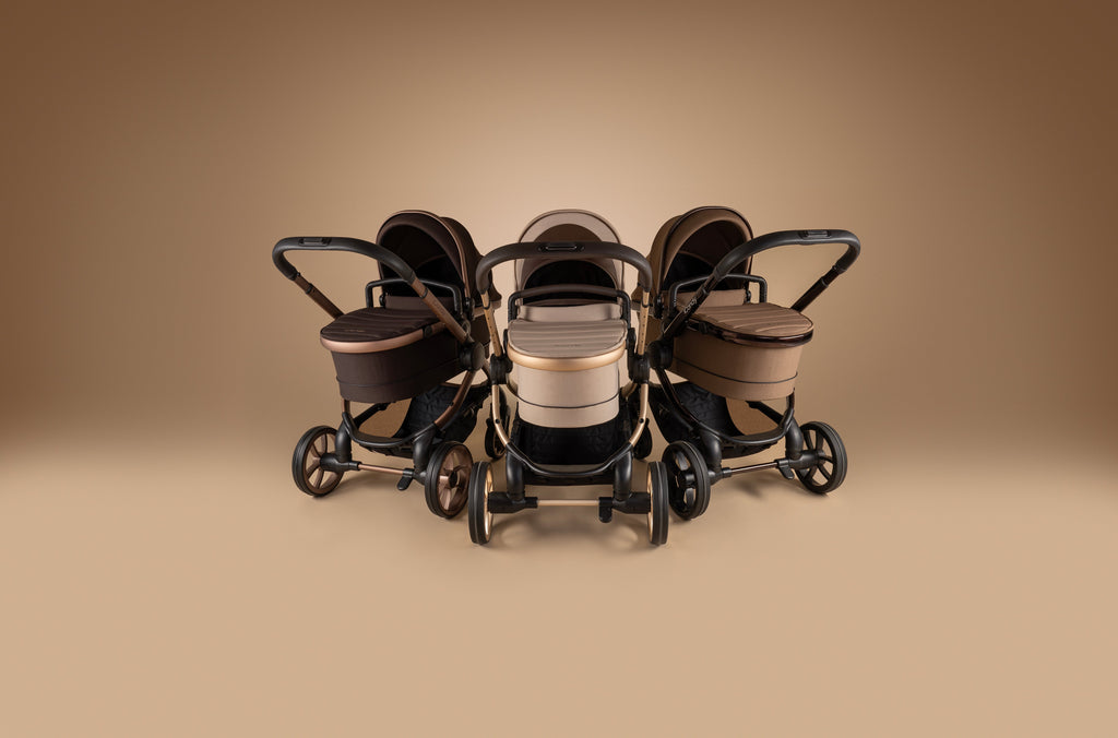 Inspire Every Stroll with iCandy’s Exclusive Peach 7 EDITIONS Collection: Biscotti, Coco and Pecan