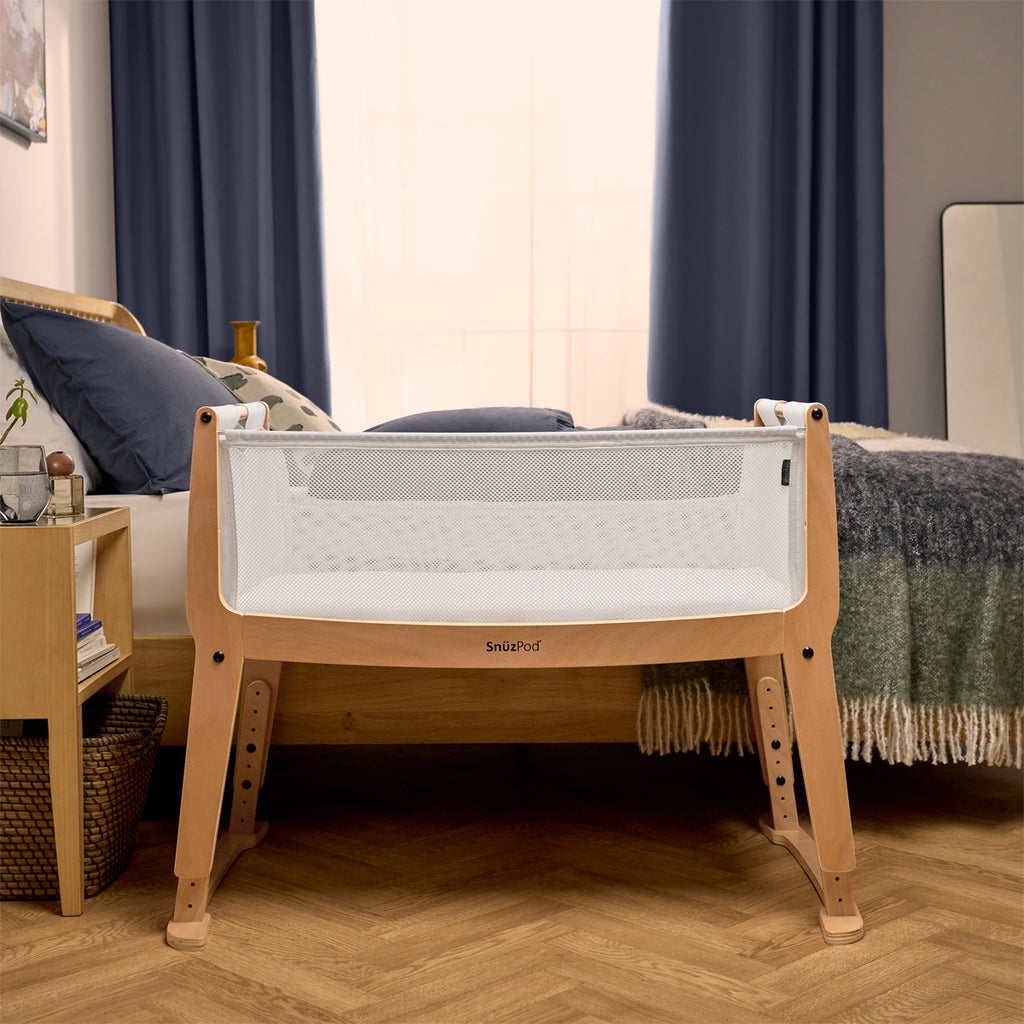 SnuzPod Studio Bedside Crib Bundle | Stockholm