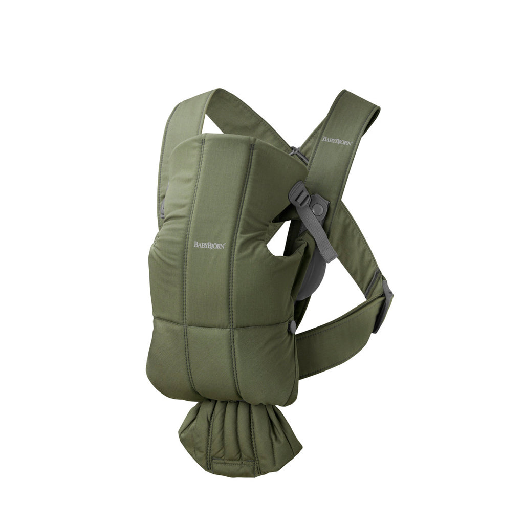 BabyBjorn Mini Baby Carrier - Woven - Dark Green