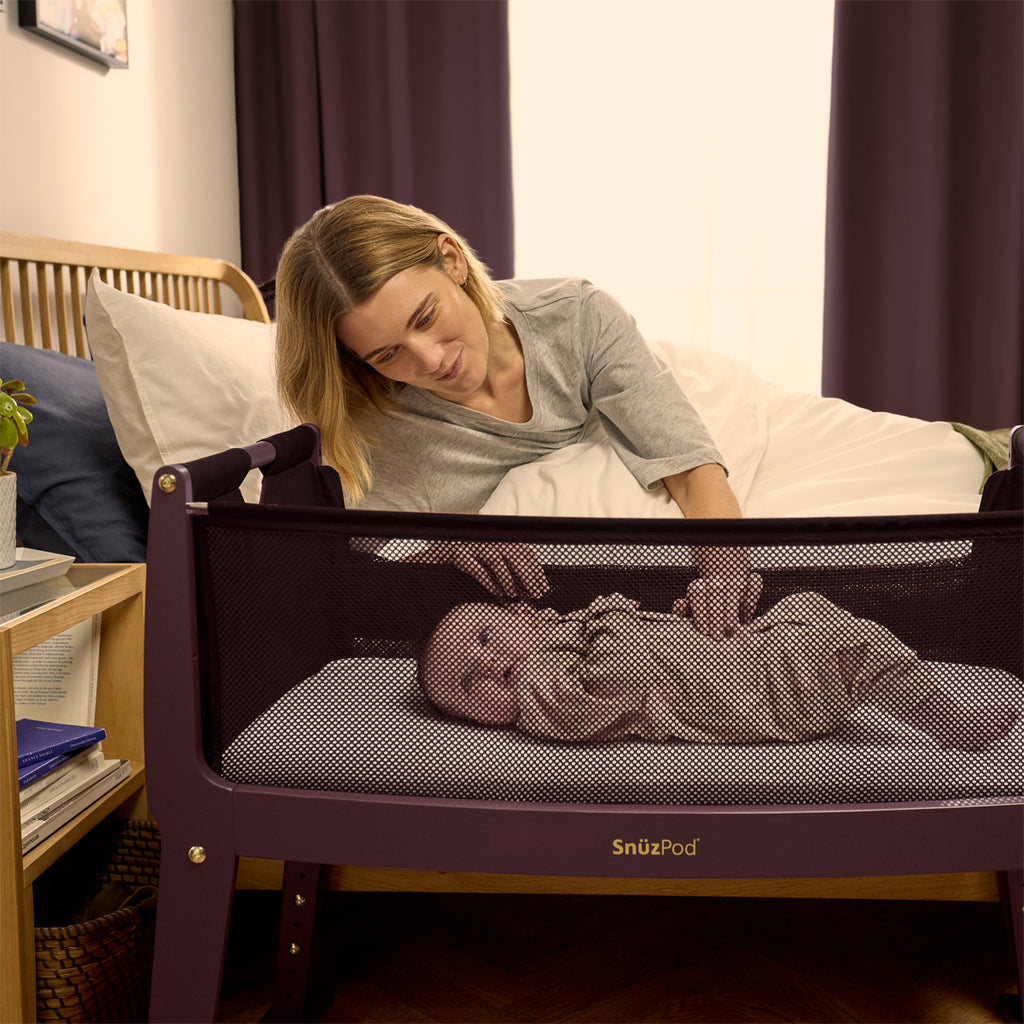 SnuzPod Studio Bedside Crib - Rome