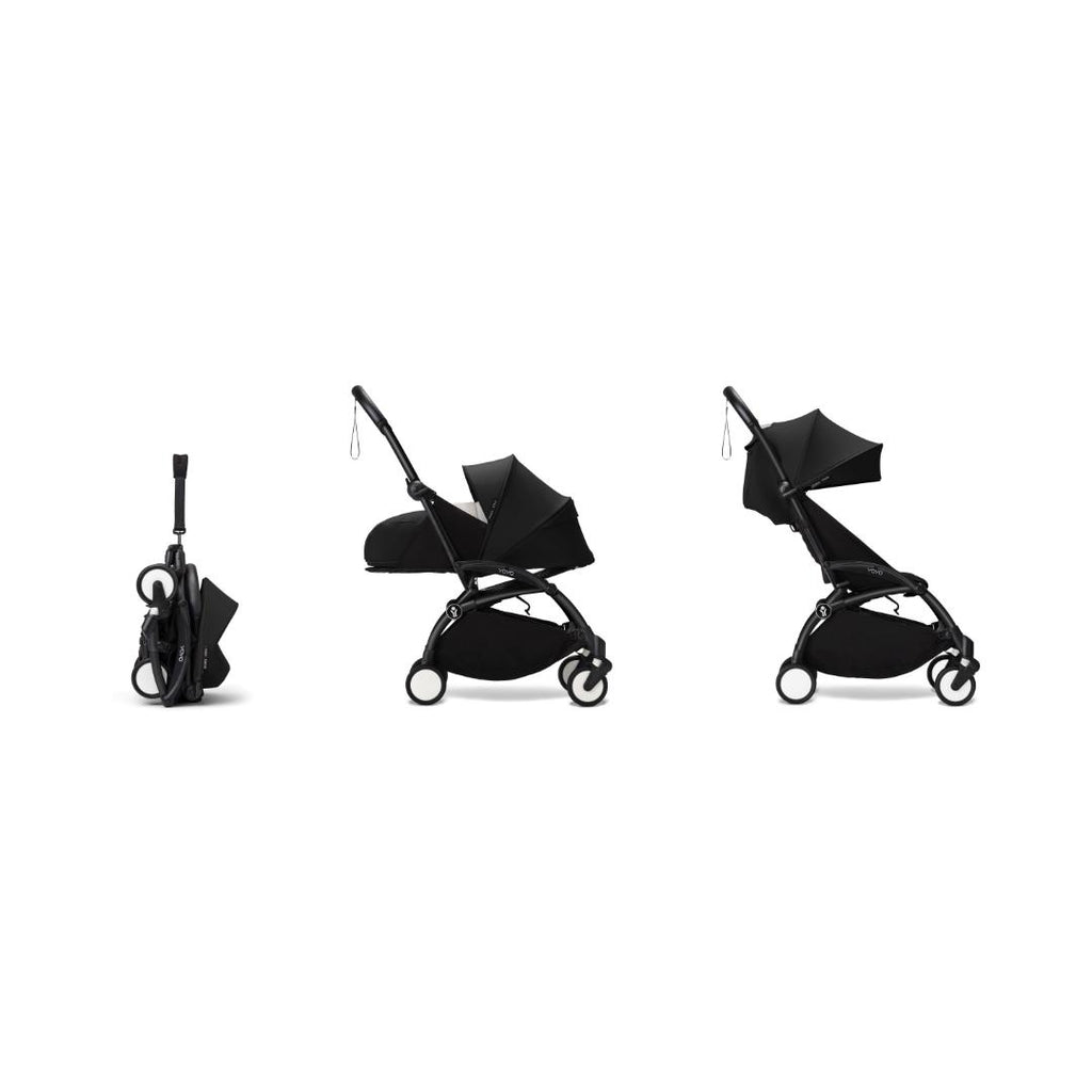 Stokke YOYO³ Stroller from Newborn to Toddler | Black