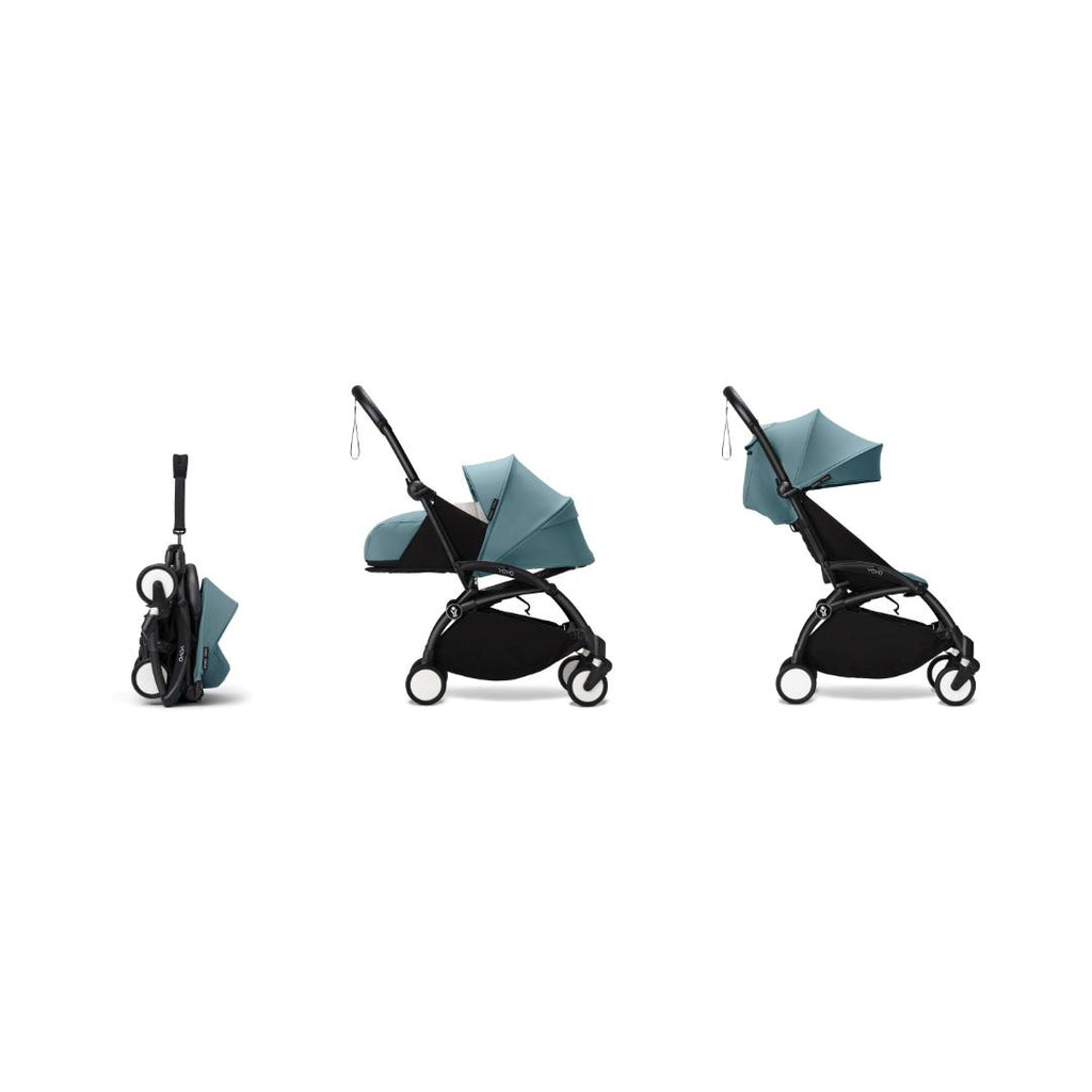 Stokke YOYO³ Stroller from Newborn to Toddler | Aqua