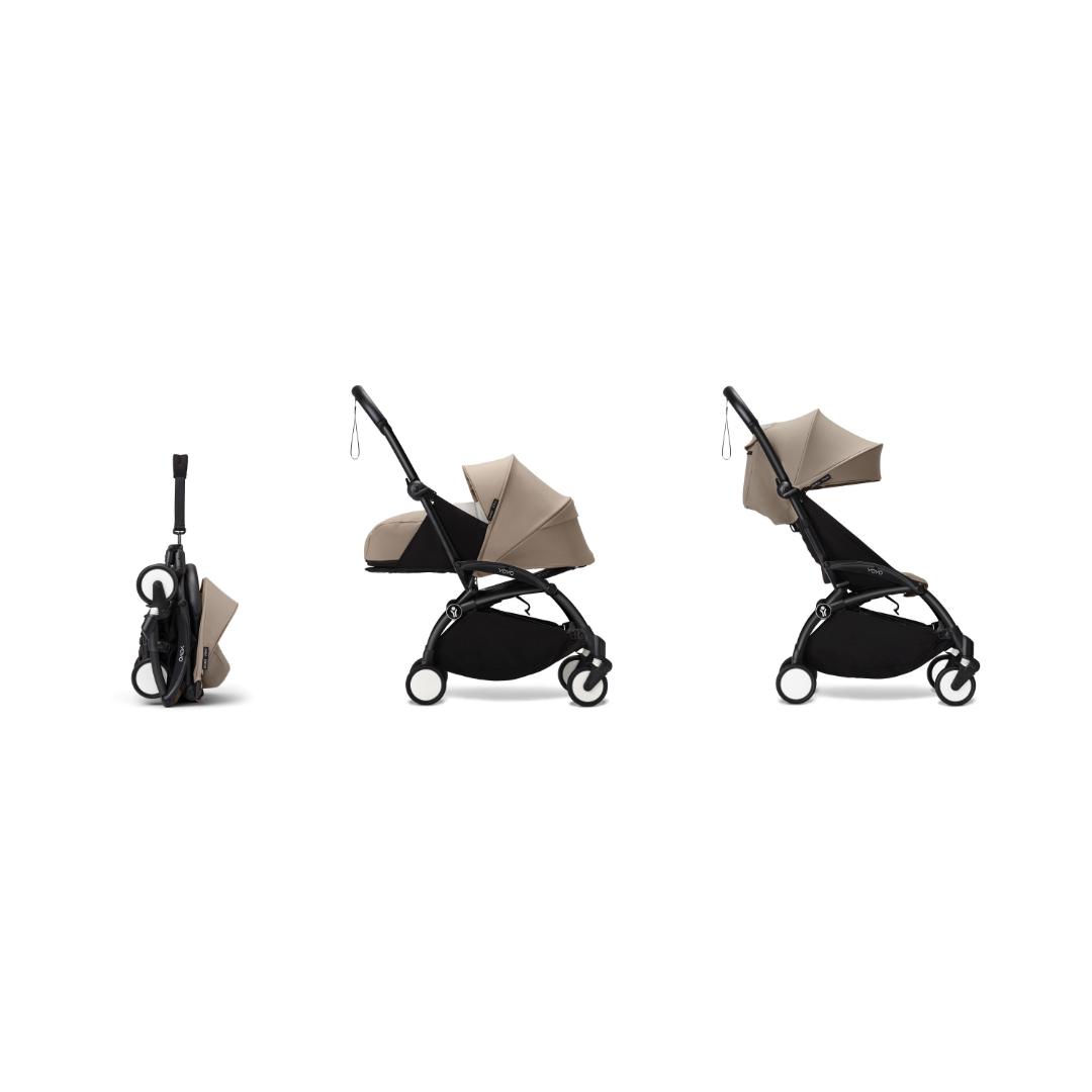Stokke YOYO³ Stroller from Newborn to Toddler Taupe