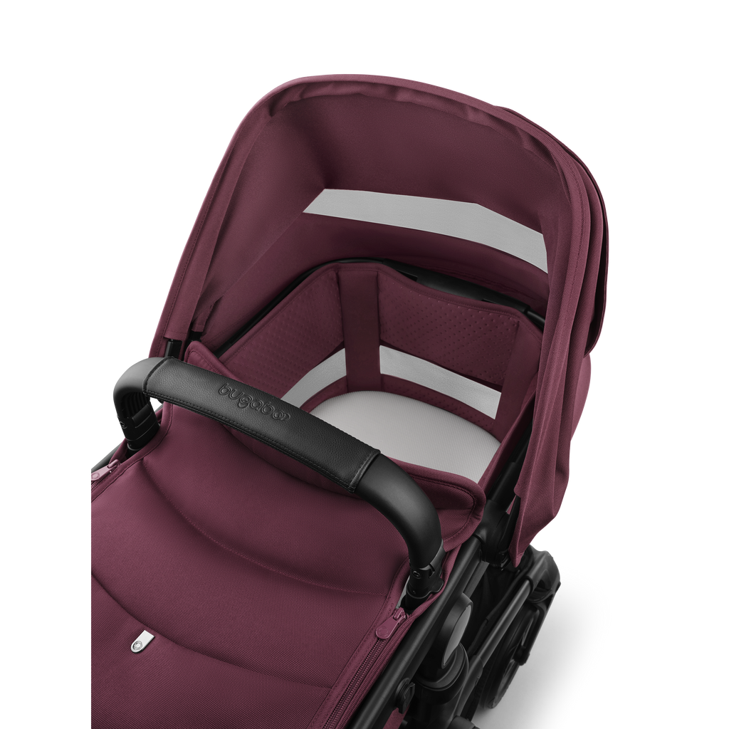 Bugaboo Fox 5 RENEW Pushchair Turtle Air Bundle | Dark Cherry