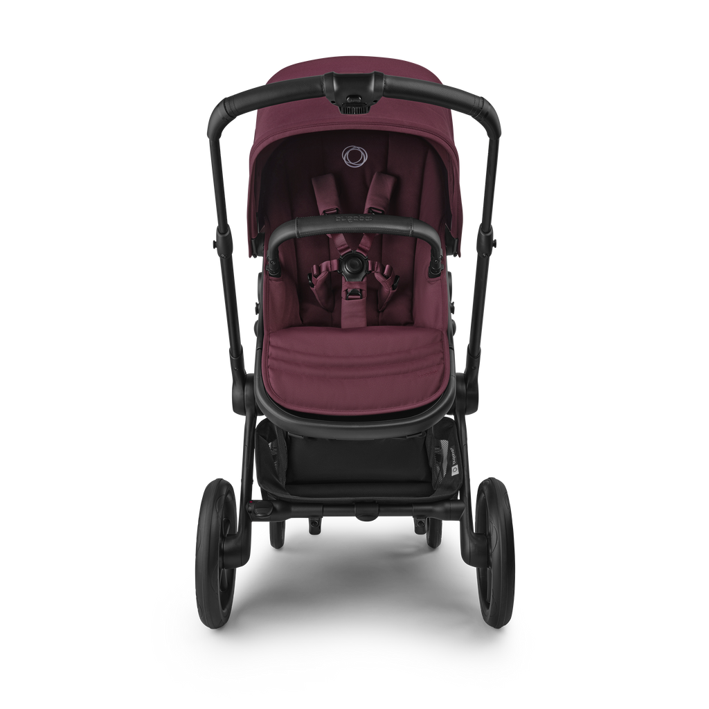 Bugaboo Fox 5 RENEW Pushchair Turtle Air Bundle | Dark Cherry