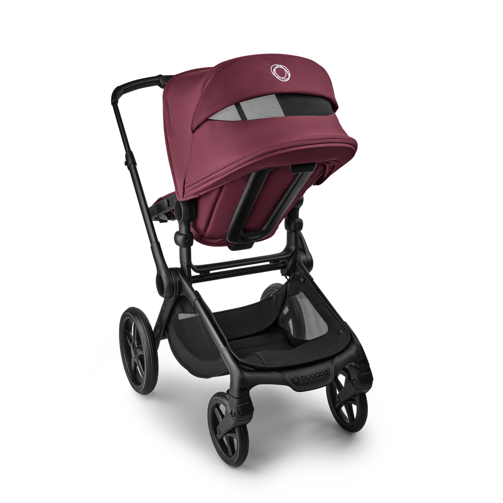 Bugaboo Fox 5 RENEW Pushchair Turtle Air Bundle | Dark Cherry