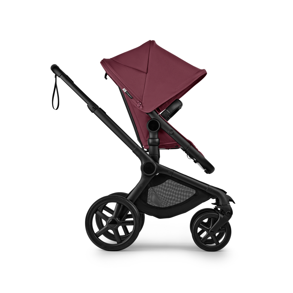 Bugaboo Fox 5 RENEW Pushchair Turtle Air Bundle | Dark Cherry