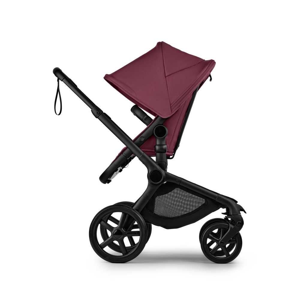 Bugaboo Fox 5 RENEW Pushchair Turtle Air Bundle | Dark Cherry