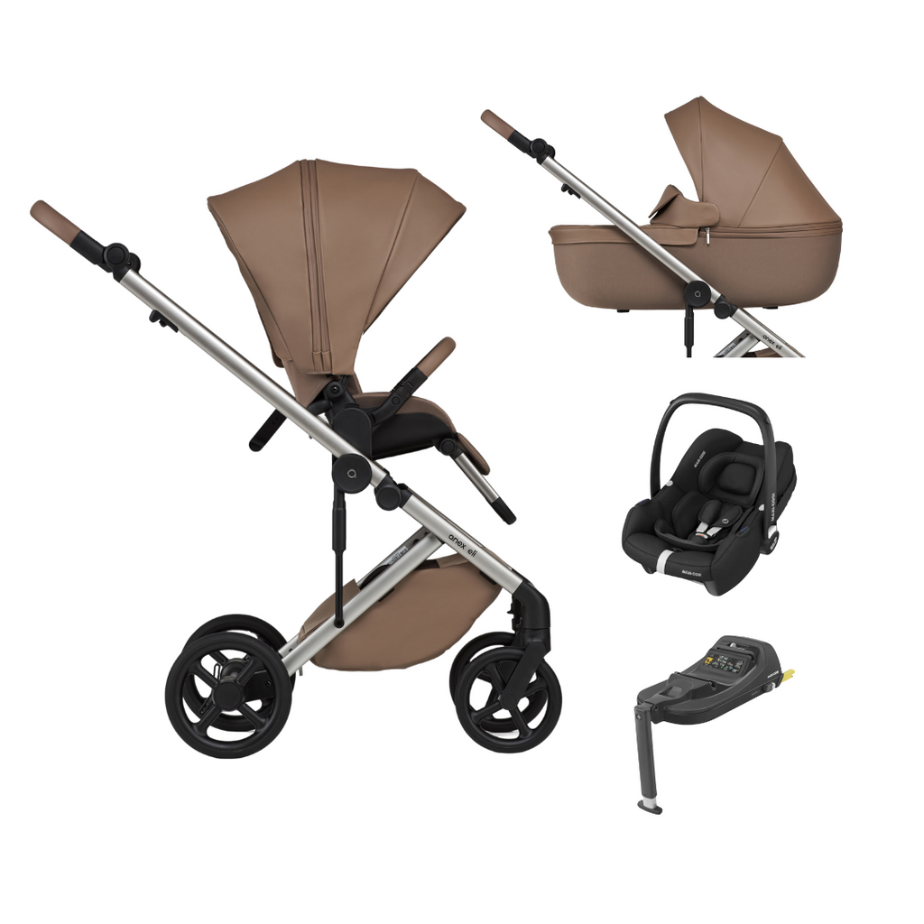 Anex Eli Pushchair & Maxi-Cosi Cabriofix Bundle | Secret