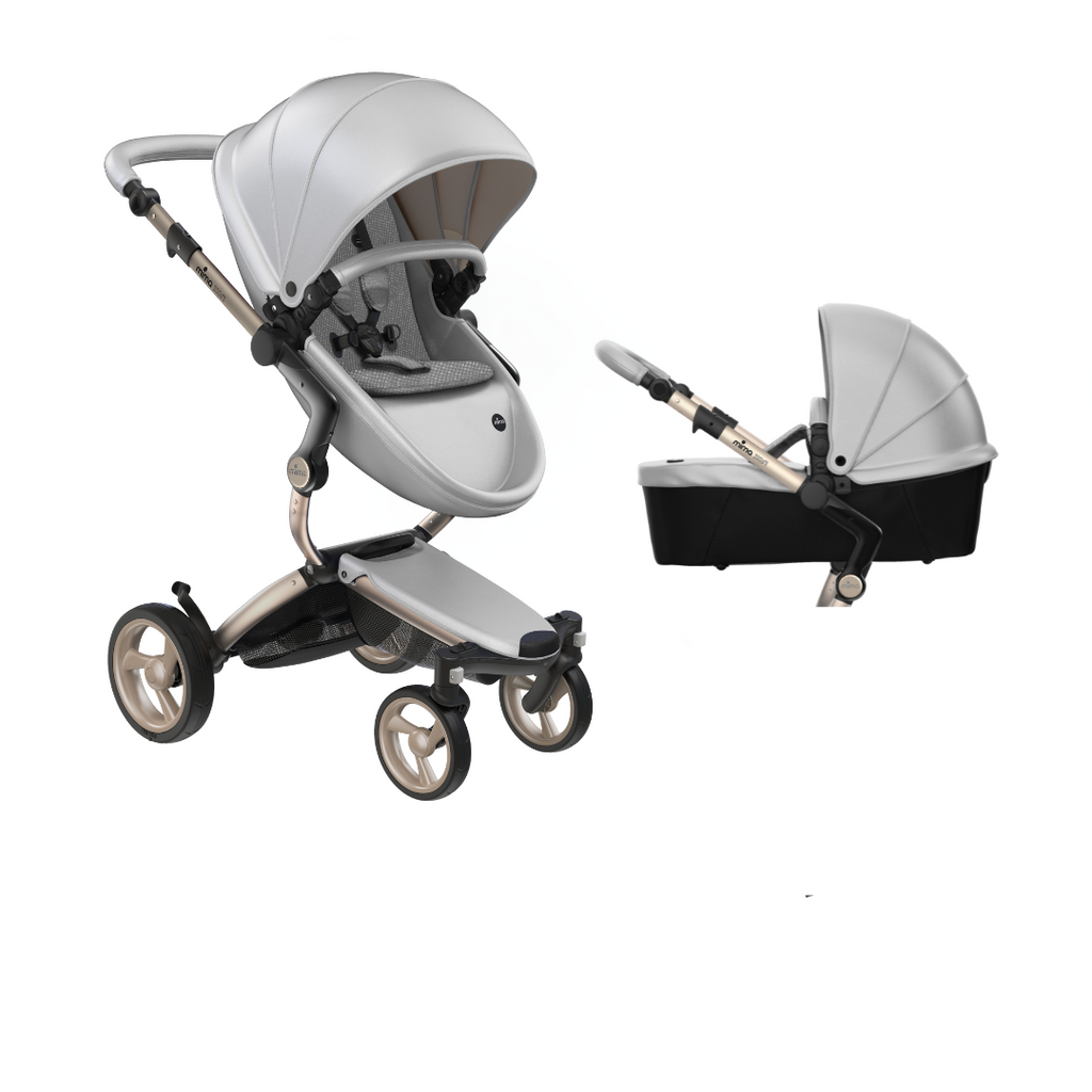 Mima Xari Pushchair | Argento on Champagne