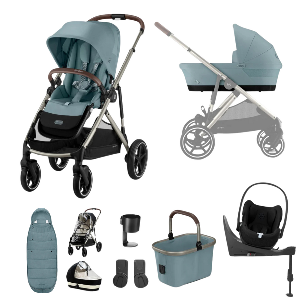 Cybex Gazelle S + Cloud T Luxury Bundle | Stormy Blue