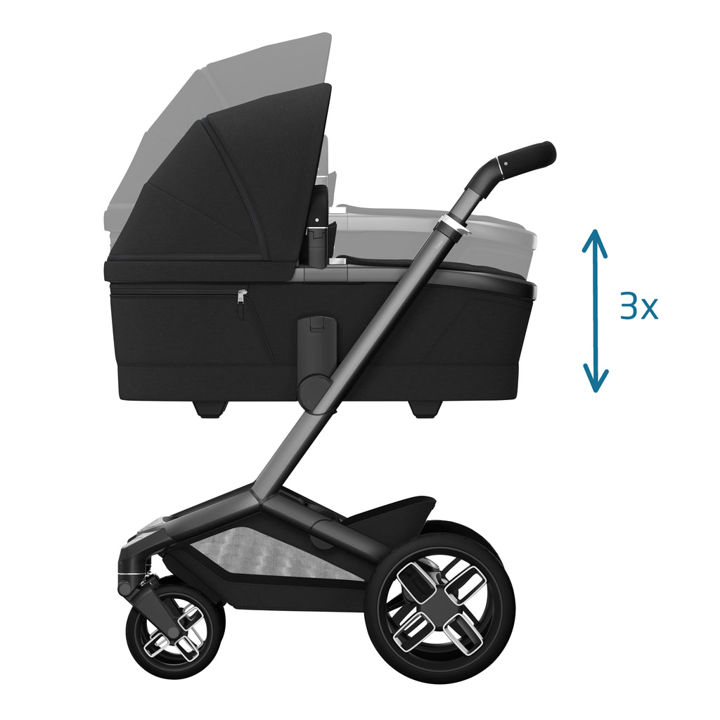 Maxi-Cosi Fame Travel System - Black | Black