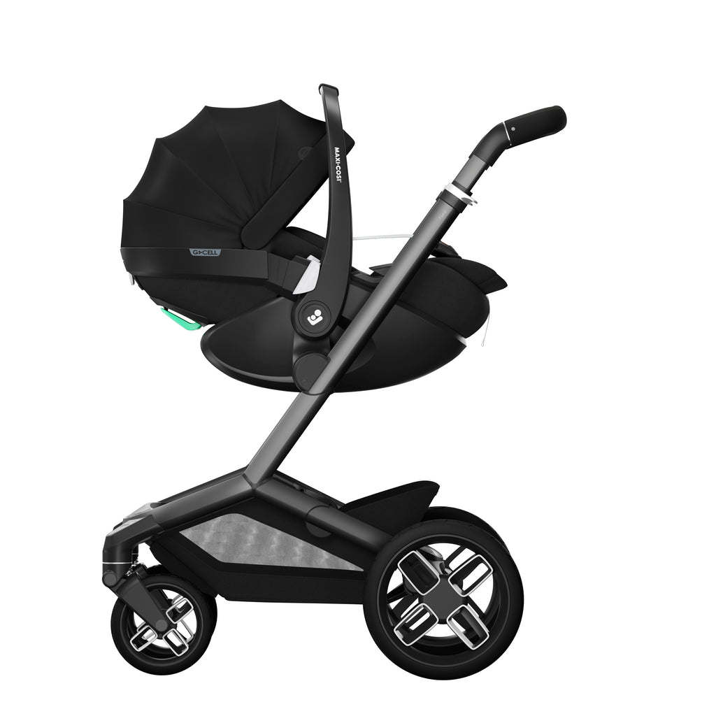 Maxi-Cosi Fame Pushchair & Carrycot - Black | Black