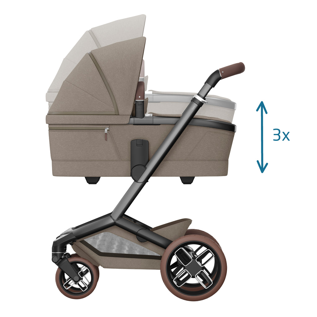 Maxi-Cosi Fame Travel System - Twillic Truffle | Brown