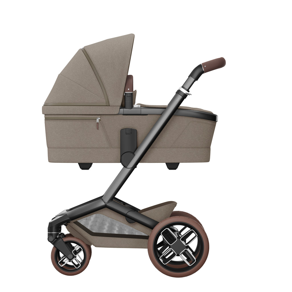 Maxi-Cosi Fame Pushchair & Carrycot - Twillic Truffle | Brown