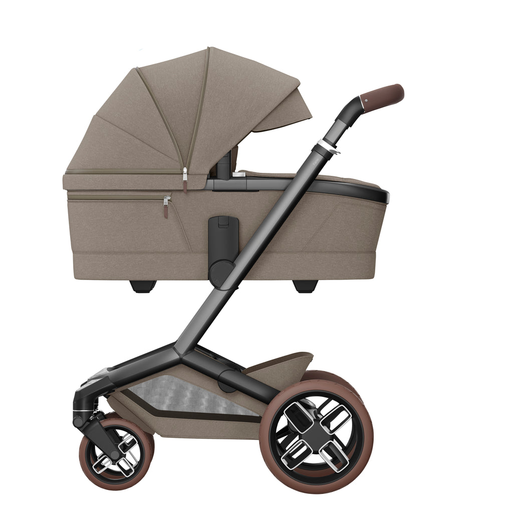 Maxi-Cosi Fame Pushchair & Carrycot - Twillic Truffle | Brown