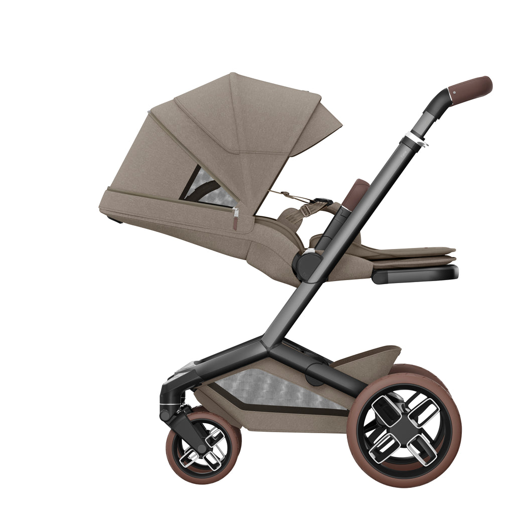 Maxi-Cosi Fame Pushchair & Carrycot - Twillic Truffle | Brown