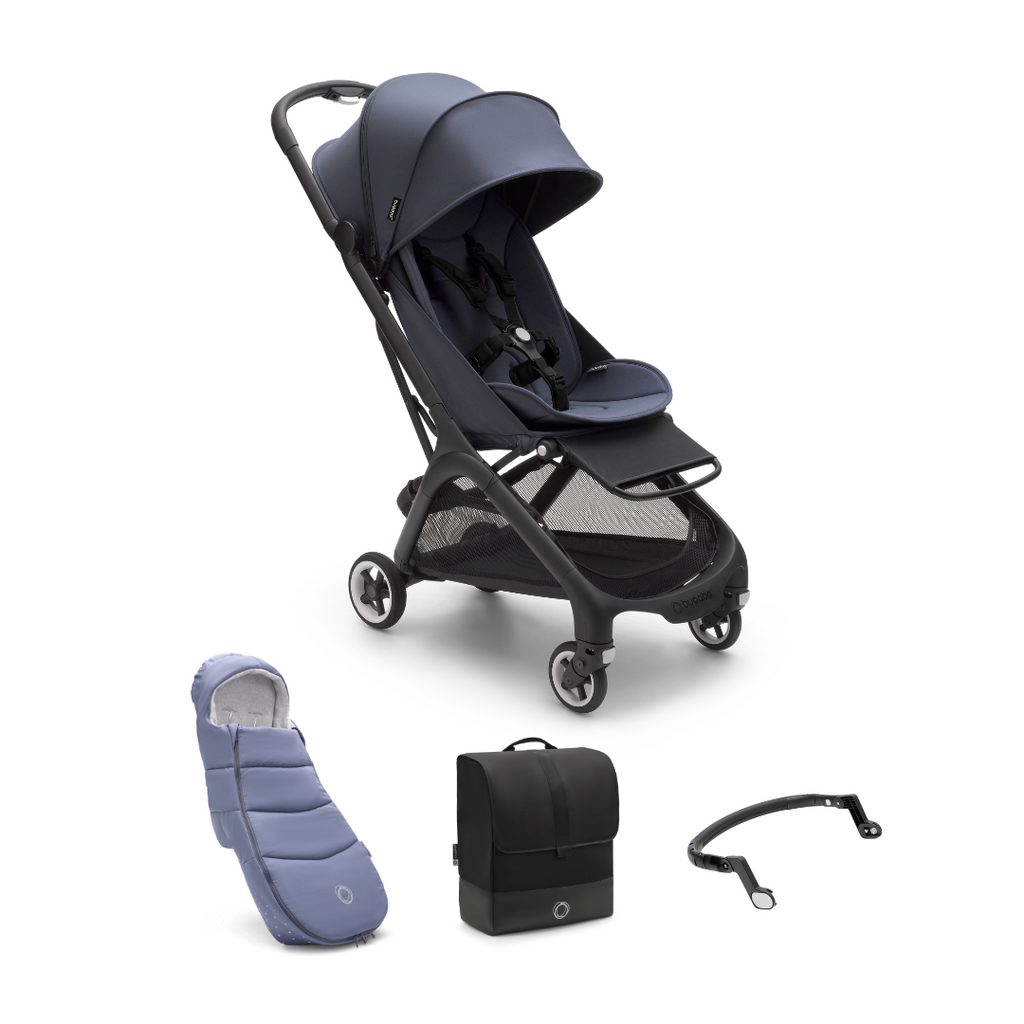 Bugaboo Butterfly Winter Stroller Bundle | Stormy Blue