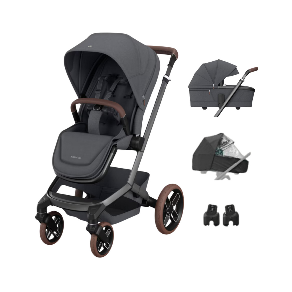 Maxi-Cosi Fame Pushchair & Carrycot- Twillic Graphite