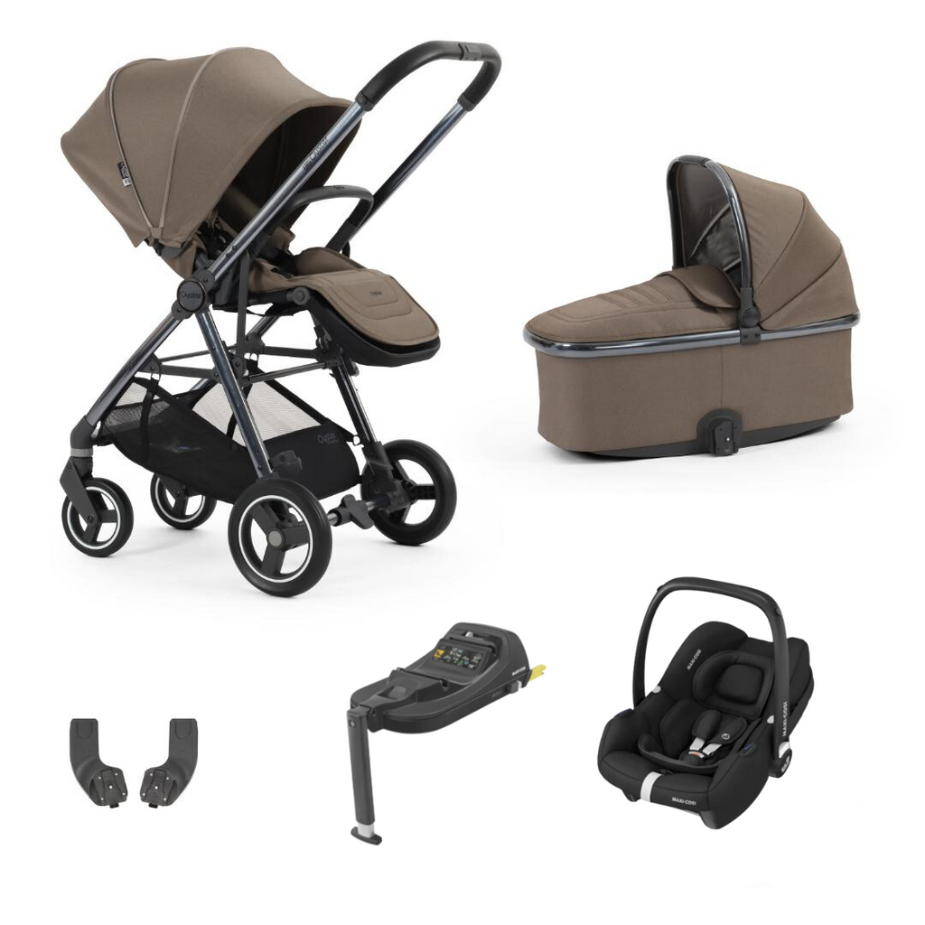 Oyster Gravity+ Stroller 5 Piece Cabriofix Bundle | Mink