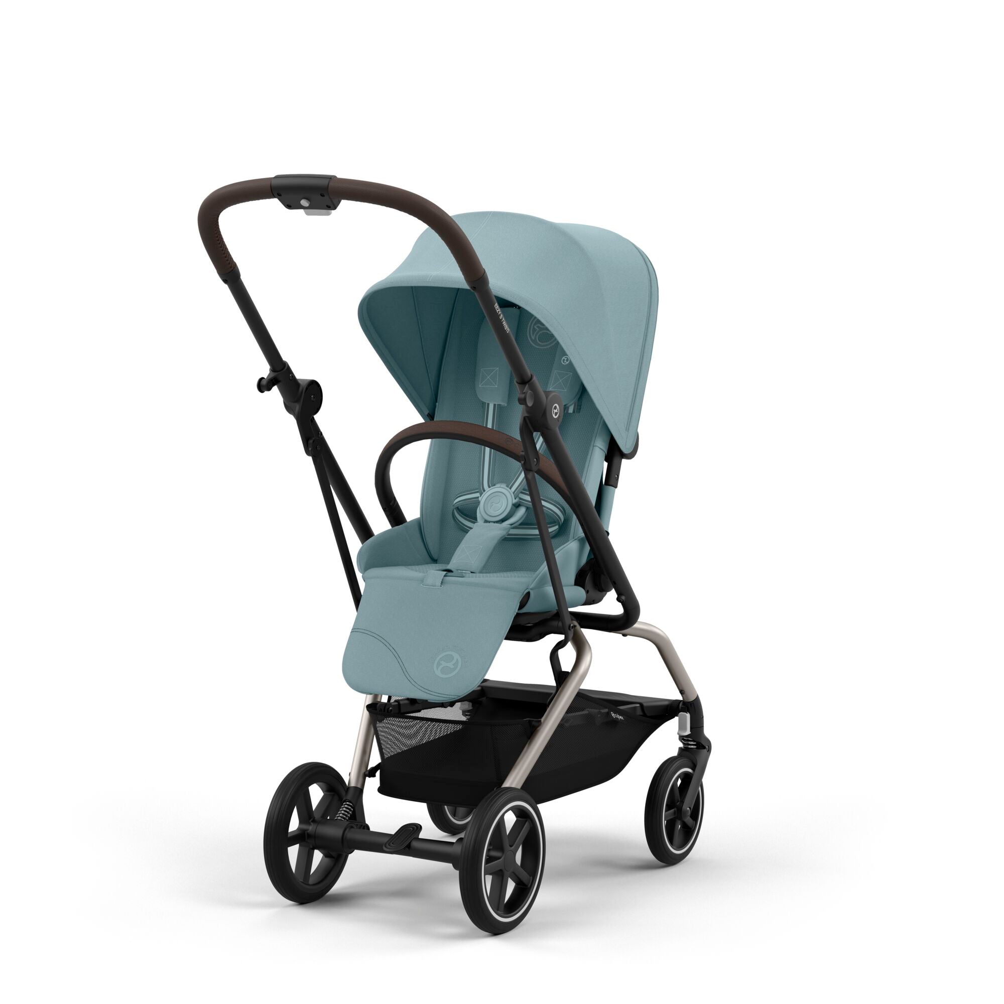 Cybex Eezy S Twist+ Stroller Stormy Blue on Taupe