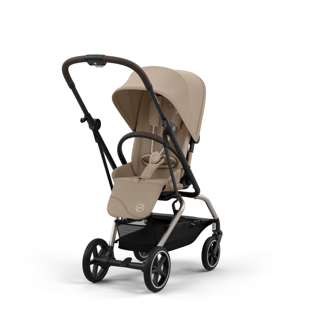 Cybex Eezy S Twist+ 2  Stroller | Almond Beige on Taupe