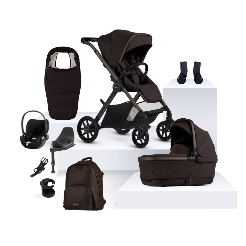 Silver Cross Special Edition Reef 2 Pushchair & Cybex Cloud T Bundle | Ganache