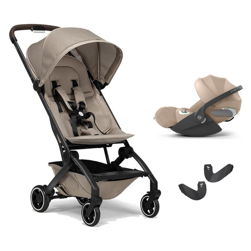 Joolz Aer+ Pushchair & Cloud T (Cozy Beige) Travel System - Lovely Taupe