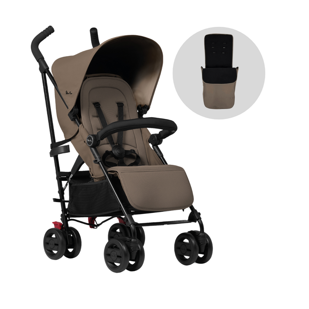 Silver Cross Pop Stroller | Cobble (Free Footmuff)