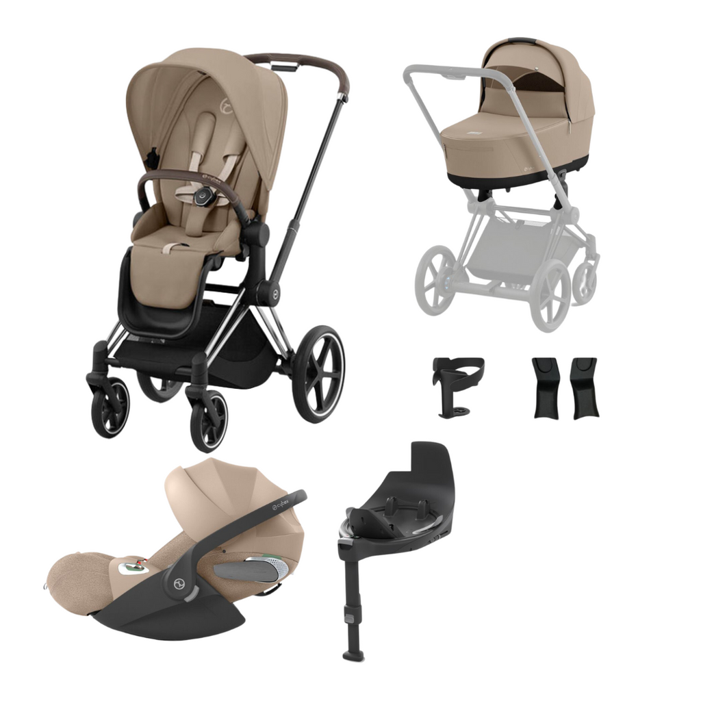 Cybex Priam Travel System - Cozy Beige (2023)