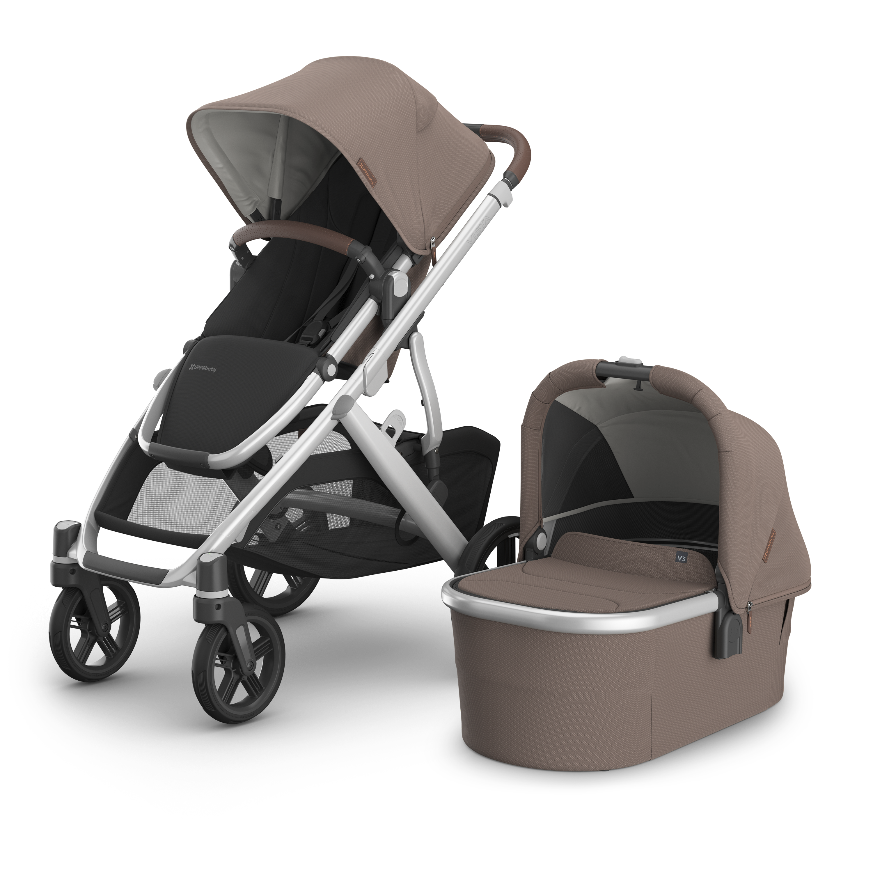 Uppababy Vista V3 Pushchair Cabriofix Travel System Theo