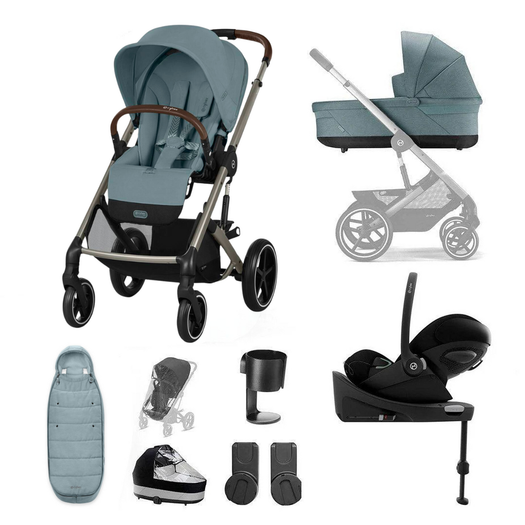 Cybex Balios S Lux Cloud G Bundle - Taupe | Stormy Blue (2024)