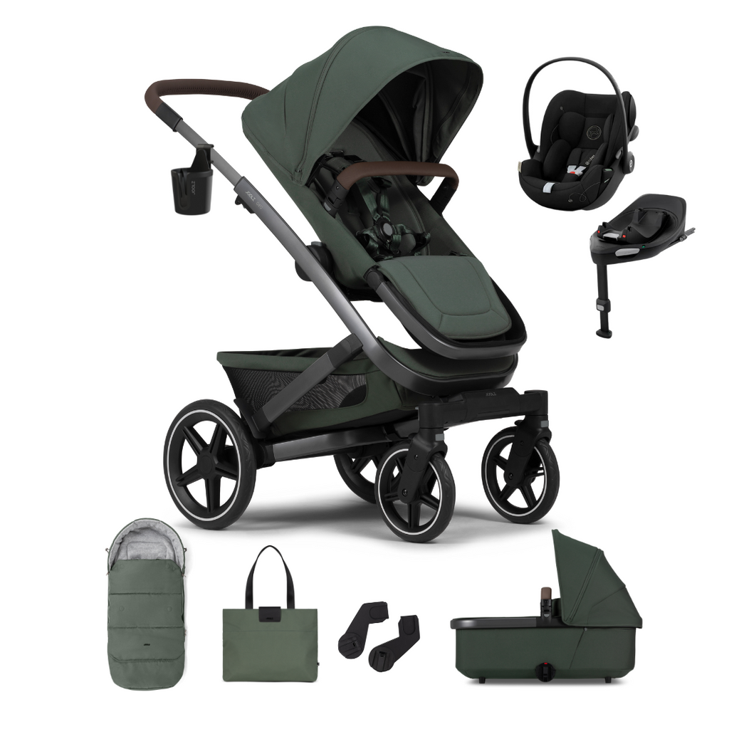 Joolz Geo3 Pushchair & Cybex Cloud G Bundle - Forest Green