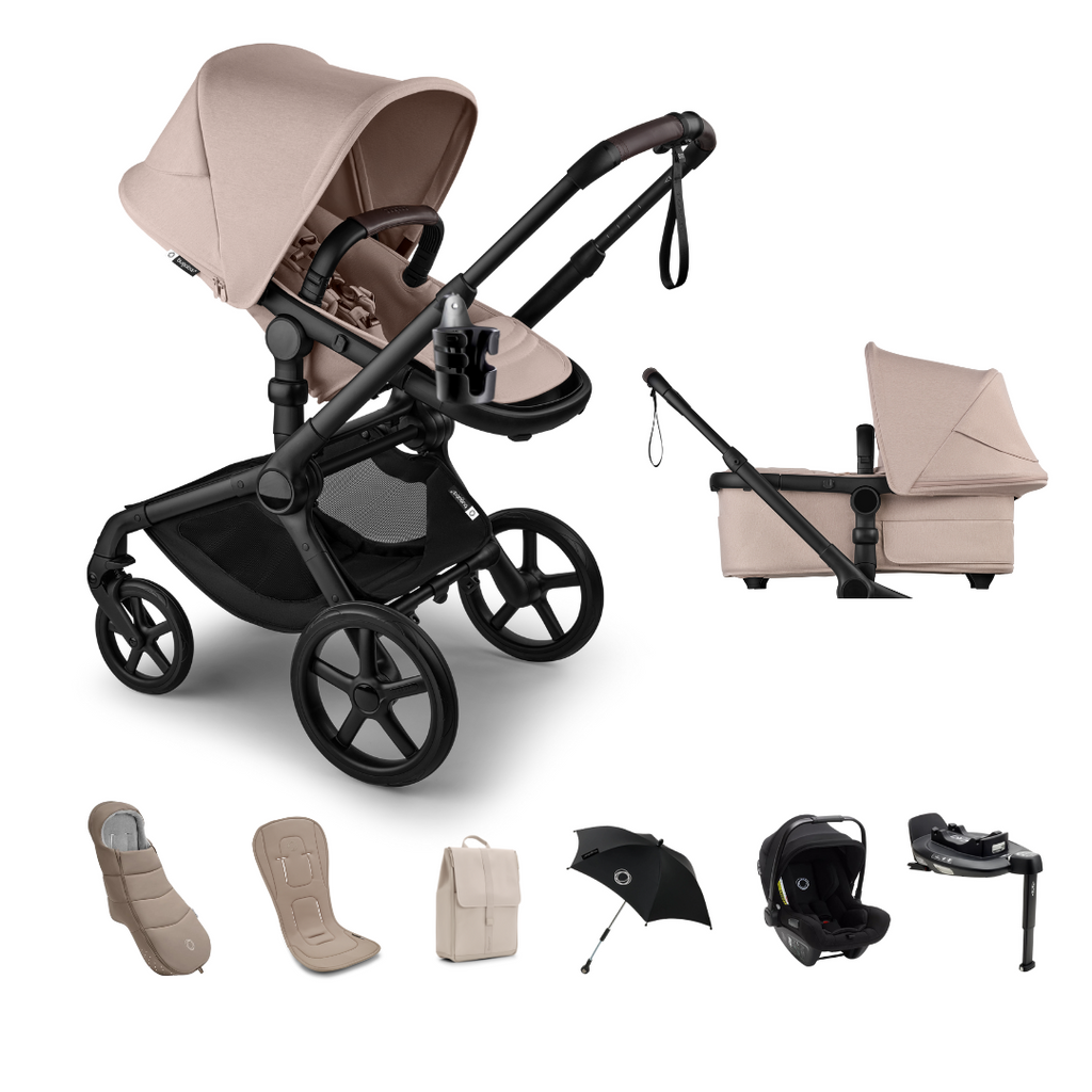 Bugaboo Fox 5 RENEW Pushchair Turtle Air Bundle | Desert Taupe