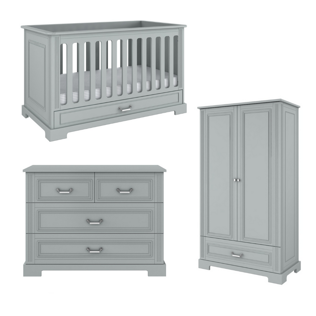 Ines 3 Piece Furniture Set - Neutral Grey