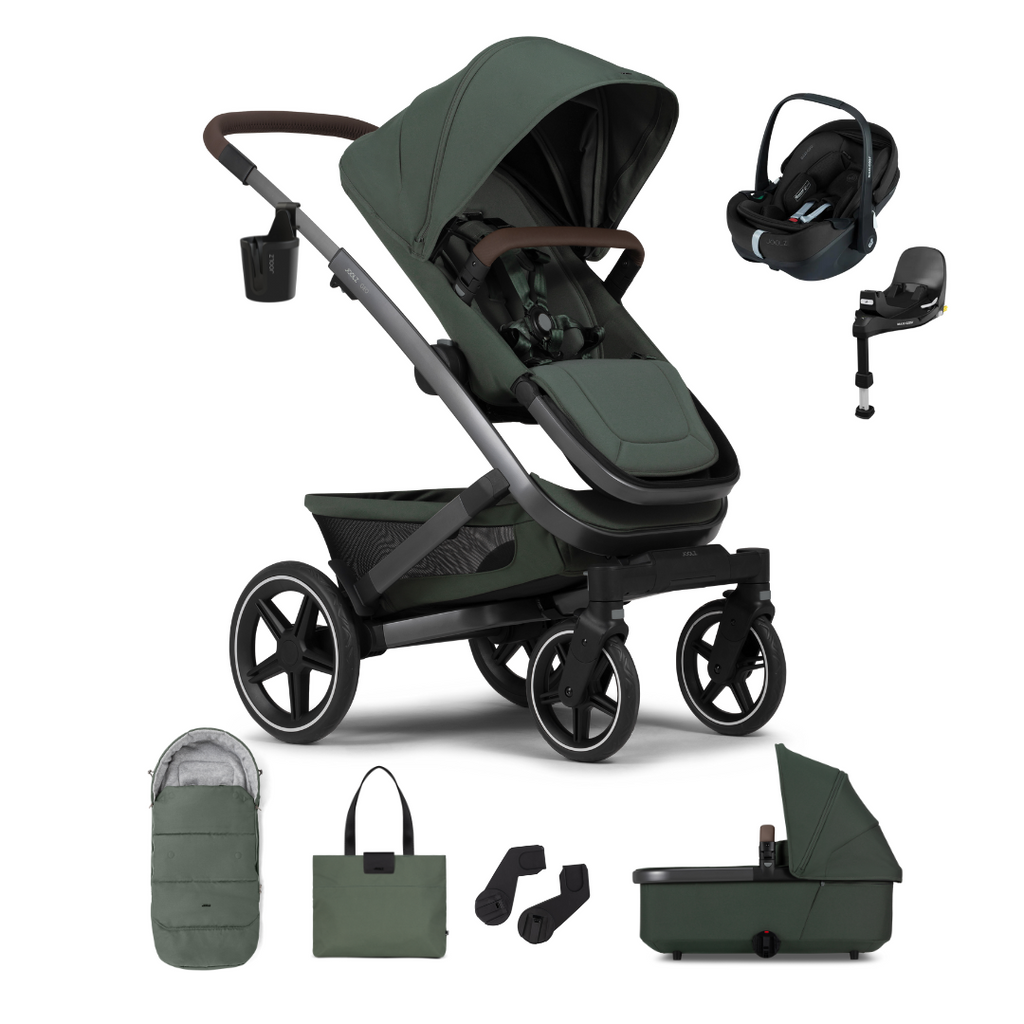 Joolz Geo3 Pushchair & Maxi-Cosi Pebble 360 Pro2 Bundle - Forest Green