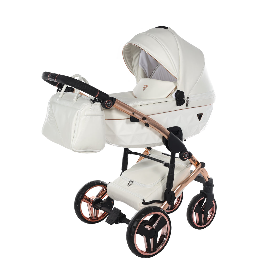 Junama Individual Fluo Pushchair | White Rose Gold