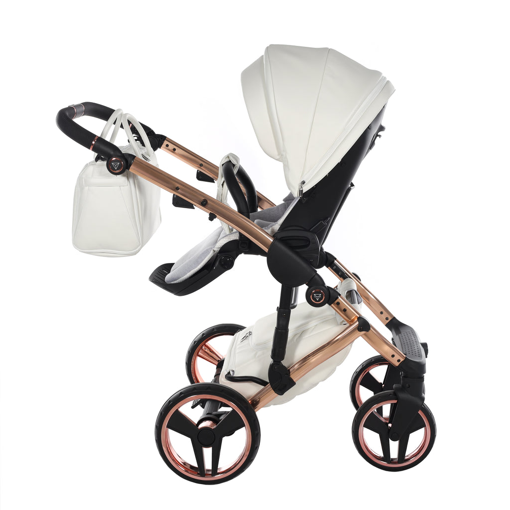 Junama Individual Fluo Pushchair | White Rose Gold