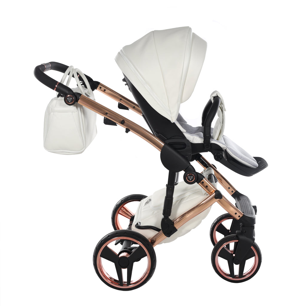 Junama Individual Fluo Pushchair | White Rose Gold