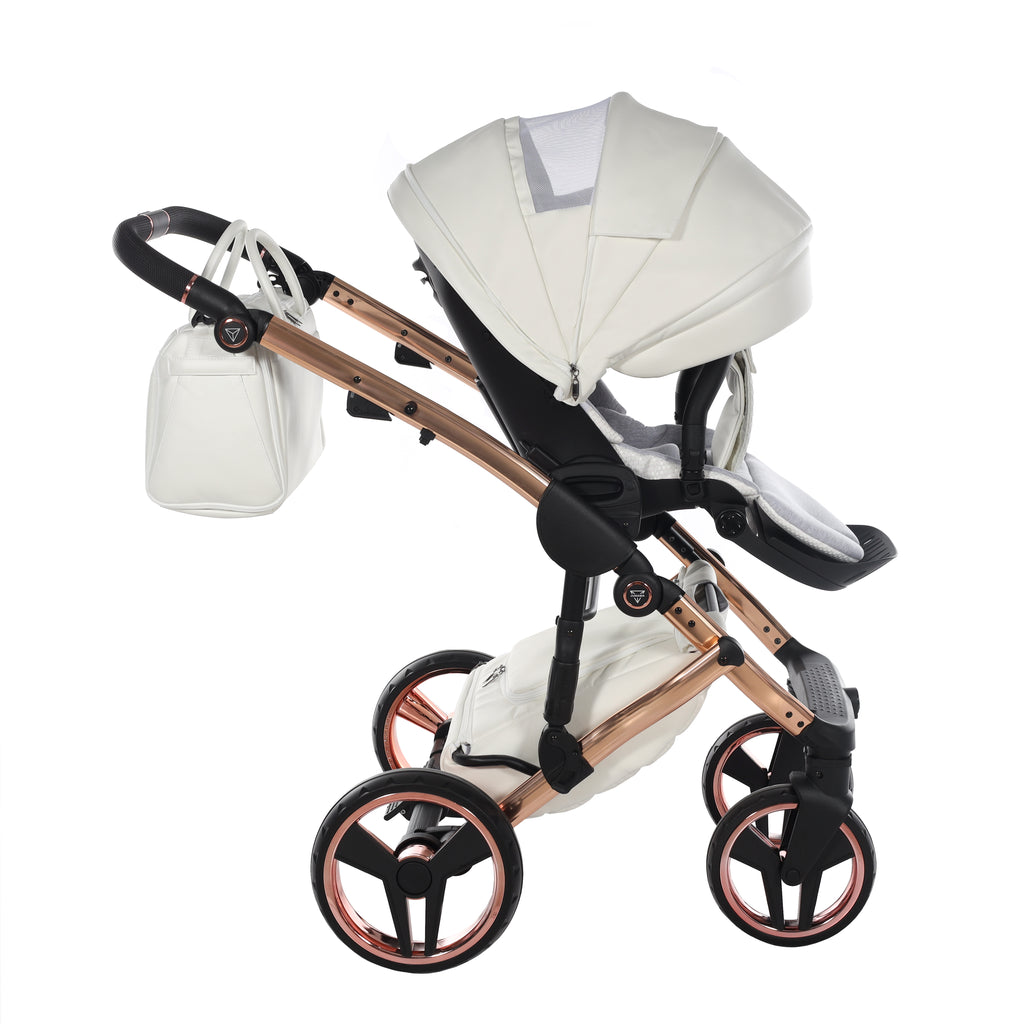 Junama Individual Fluo Pushchair | White Rose Gold