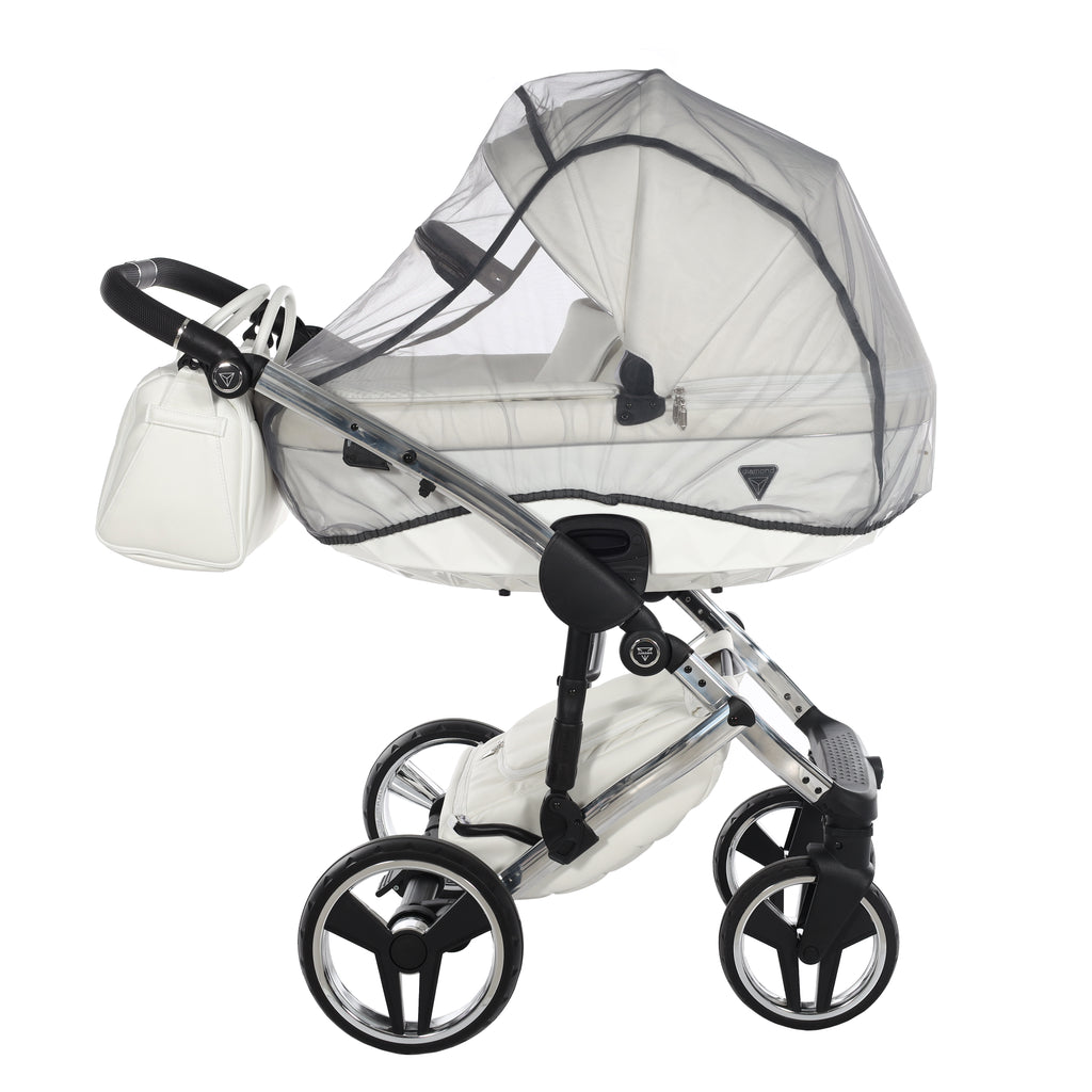 Junama Individual Fluo 3in1 Travel System | White Silver