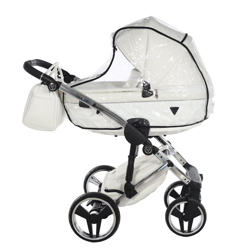 Junama Individual Fluo 4in1 Travel System | White Silver