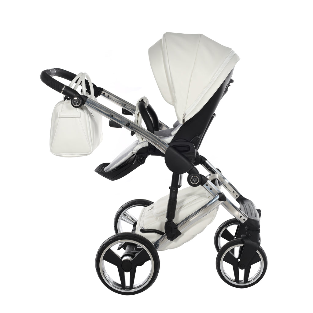 Junama Individual Fluo 3in1 Travel System | White Silver